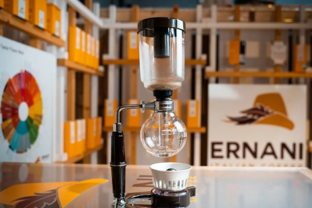Syphon history and coffee extraction Caffè Ernani